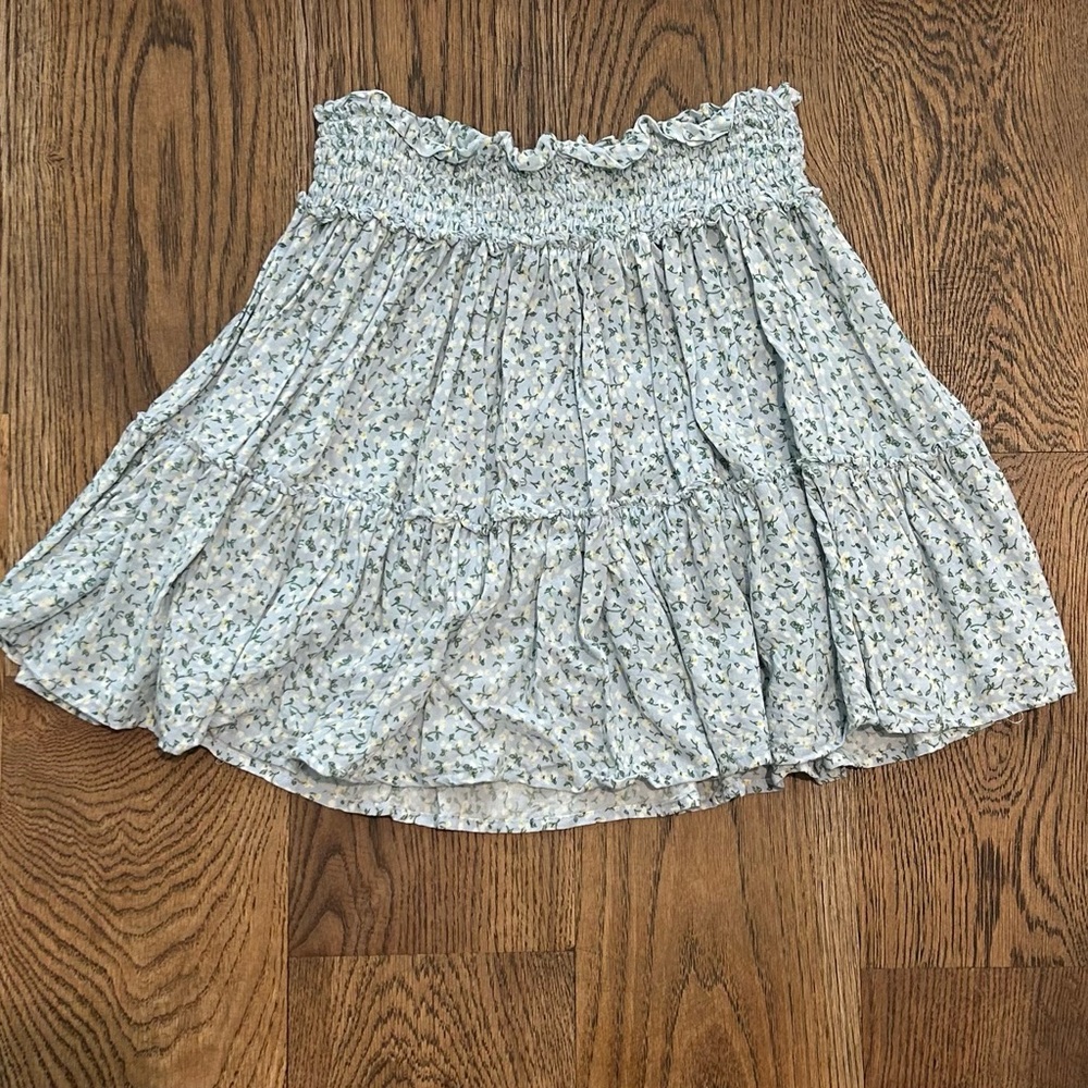 Wild fable - floral smocked mini skirt